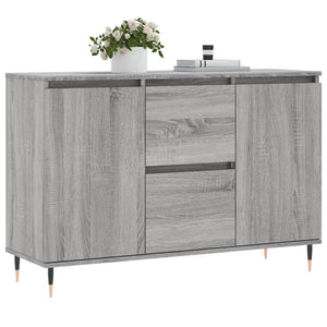 vidaXL Sideboard Grey Sonoma 104x35x70 cm Engineered Wood