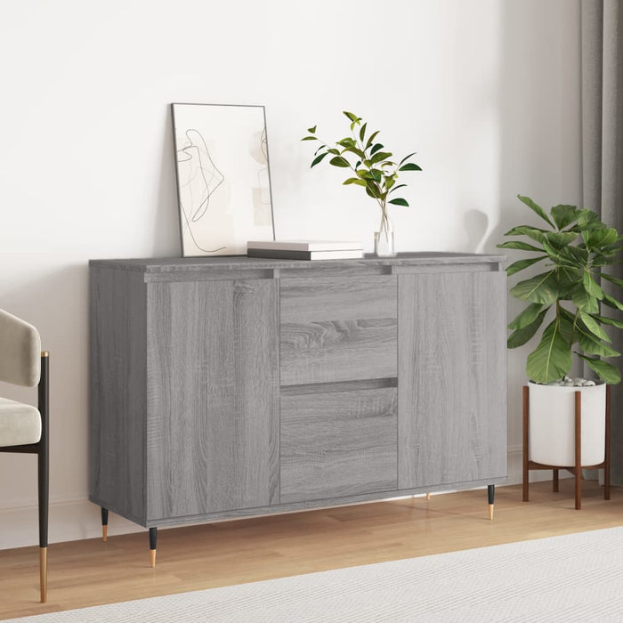 vidaXL Sideboard Grey Sonoma 104x35x70 cm Engineered Wood