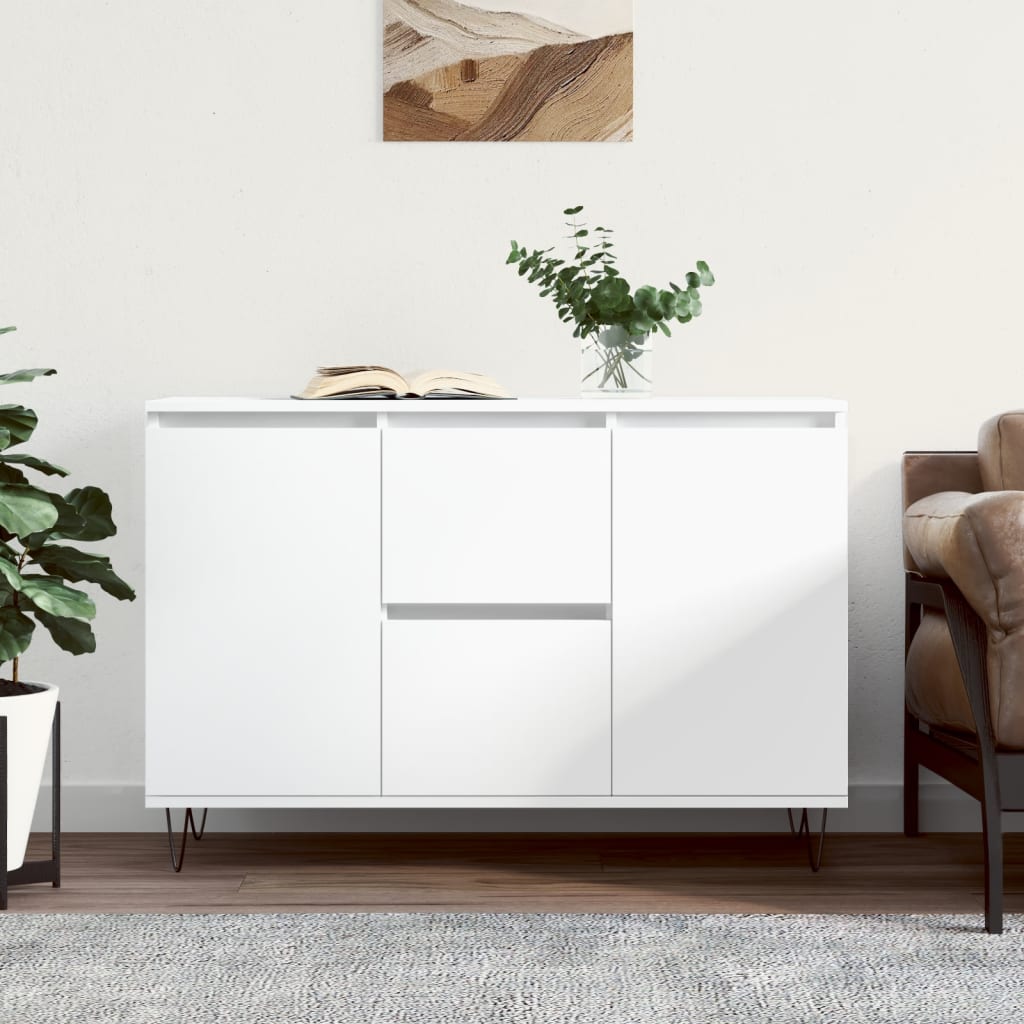 vidaXL Sideboard White 104x35x70 cm Engineered Wood