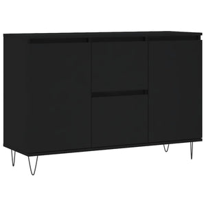 vidaXL Sideboard Black 104x35x70 cm Engineered Wood