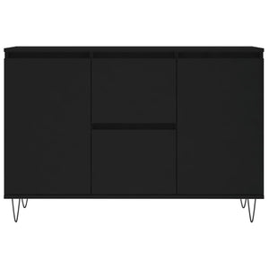 vidaXL Sideboard Black 104x35x70 cm Engineered Wood