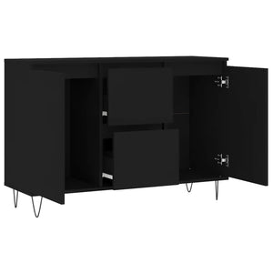 vidaXL Sideboard Black 104x35x70 cm Engineered Wood