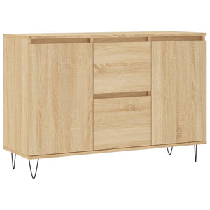 vidaXL Sideboard Sonoma Oak 104x35x70 cm Engineered Wood