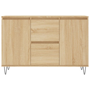 vidaXL Sideboard Sonoma Oak 104x35x70 cm Engineered Wood