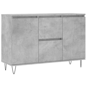 vidaXL Sideboard Concrete Grey 104x35x70 cm Engineered Wood