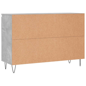 vidaXL Sideboard Concrete Grey 104x35x70 cm Engineered Wood