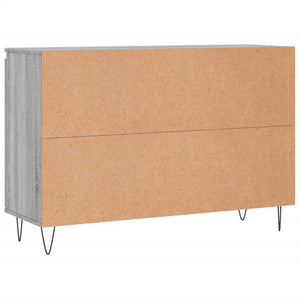 vidaXL Sideboard Grey Sonoma 104x35x70 cm Engineered Wood