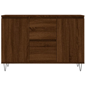 vidaXL Sideboard Brown Oak 104x35x70 cm Engineered Wood