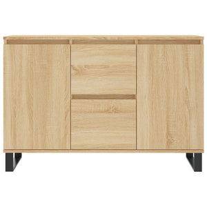 vidaXL Sideboard Sonoma Oak 104x35x70 cm Engineered Wood