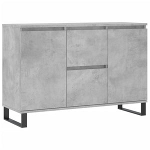 vidaXL Sideboard Concrete Grey 104x35x70 cm Engineered Wood