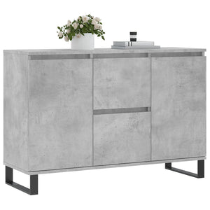 vidaXL Sideboard Concrete Grey 104x35x70 cm Engineered Wood