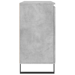 vidaXL Sideboard Concrete Grey 104x35x70 cm Engineered Wood