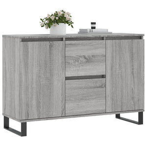 vidaXL Sideboard Grey Sonoma 104x35x70 cm Engineered Wood