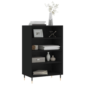 vidaXL Highboard Black 57x35x90 cm Engineered Wood