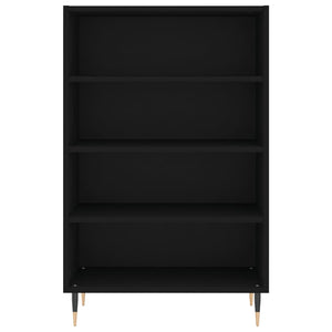 vidaXL Highboard Black 57x35x90 cm Engineered Wood