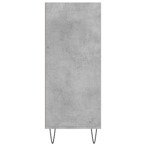 vidaXL Highboard Concrete Grey 57x35x90 cm Engineered Wood