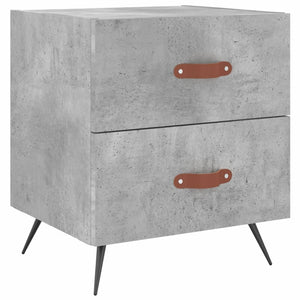 vidaXL Bedside Cabinet Concrete Grey 40x35x47.5 cm Engineered Wood