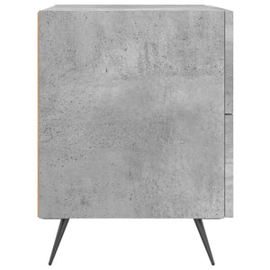 vidaXL Bedside Cabinet Concrete Grey 40x35x47.5 cm Engineered Wood