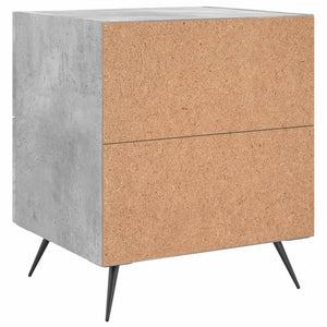 vidaXL Bedside Cabinet Concrete Grey 40x35x47.5 cm Engineered Wood