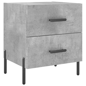 vidaXL Bedside Cabinet Concrete Grey 40x35x47.5 cm Engineered Wood