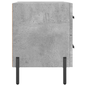 vidaXL Bedside Cabinet Concrete Grey 40x35x47.5 cm Engineered Wood