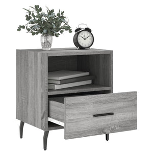 vidaXL Bedside Cabinets 2 pcs Grey Sonoma 40x35x47.5 cm Engineered Wood