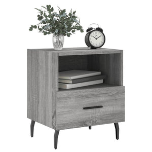 vidaXL Bedside Cabinets 2 pcs Grey Sonoma 40x35x47.5 cm Engineered Wood