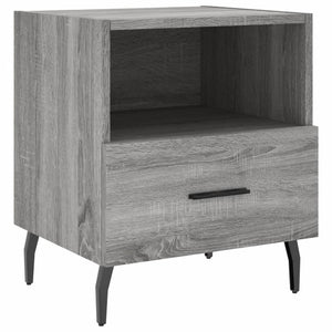 vidaXL Bedside Cabinets 2 pcs Grey Sonoma 40x35x47.5 cm Engineered Wood