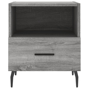 vidaXL Bedside Cabinets 2 pcs Grey Sonoma 40x35x47.5 cm Engineered Wood