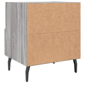 vidaXL Bedside Cabinets 2 pcs Grey Sonoma 40x35x47.5 cm Engineered Wood