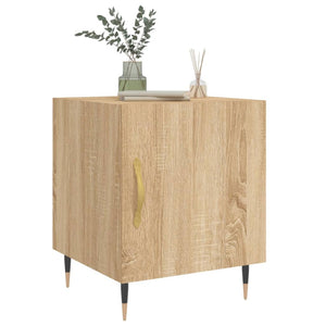 vidaXL Bedside Cabinets 2 pcs Sonoma Oak 40x40x50 cm Engineered Wood