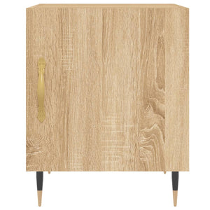 vidaXL Bedside Cabinets 2 pcs Sonoma Oak 40x40x50 cm Engineered Wood