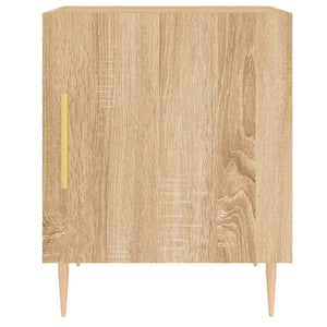vidaXL Bedside Cabinets 2 pcs Sonoma Oak 40x40x50 cm Engineered Wood