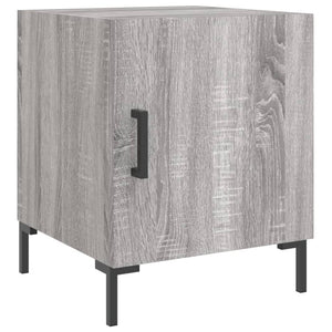 vidaXL Bedside Cabinets 2 pcs Grey Sonoma 40x40x50 cm Engineered Wood