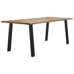 vidaXL Dining Table 200x90x75 cm Solid Wood Acacia