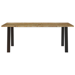 vidaXL Dining Table 200x90x75 cm Solid Wood Acacia