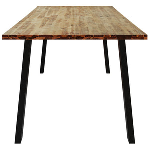 vidaXL Dining Table 200x90x75 cm Solid Wood Acacia