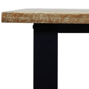 vidaXL Dining Table 200x90x75 cm Solid Wood Acacia