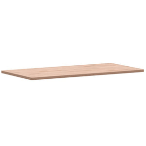 vidaXL Table Top 100x50x1.5 cm Rectangular Solid Wood Beech