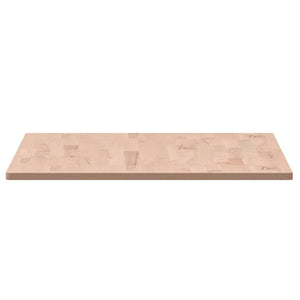 vidaXL Table Top 100x60x1.5 cm Rectangular Solid Wood Beech