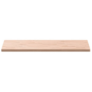 vidaXL Table Top 100x50x2.5 cm Rectangular Solid Wood Beech