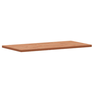 vidaXL Table Top 100x50x2.5 cm Rectangular Solid Wood Beech