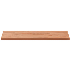 vidaXL Table Top 100x50x2.5 cm Rectangular Solid Wood Beech