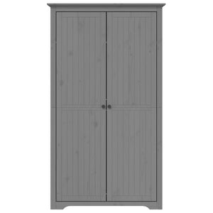 vidaXL Wardrobe BODO Grey 101x52x176.5 cm Solid Wood Pine