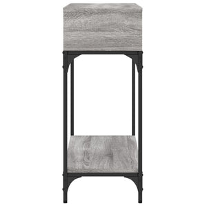 vidaXL Console Table Grey Sonoma 100x30.5x75 cm Engineered Wood