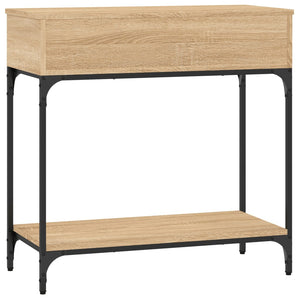 vidaXL Console Table Sonoma Oak 75x34.5x75 cm Engineered Wood