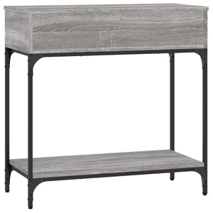 vidaXL Console Table Grey Sonoma 75x34.5x75 cm Engineered Wood