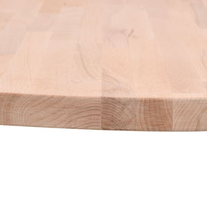 vidaXL Table Top Ø30x1.5 cm Round Solid Wood Beech