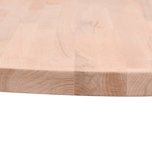 vidaXL Table Top Ø40x1.5 cm Round Solid Wood Beech