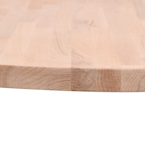 vidaXL Table Top Ø50x1.5 cm Round Solid Wood Beech